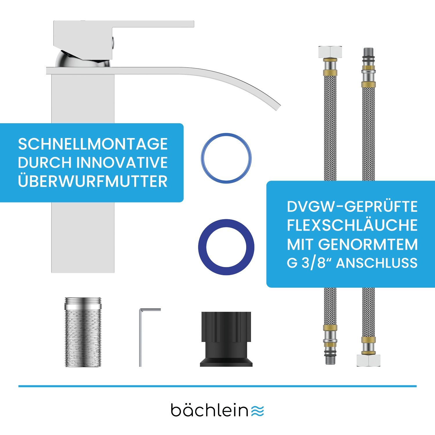 Bächlein Badarmatur Tamina - Wasserfall