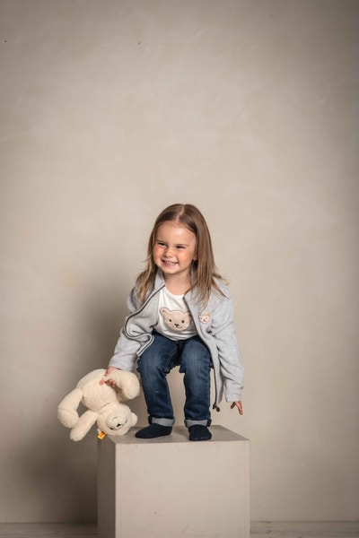 Fleecejacke, beige