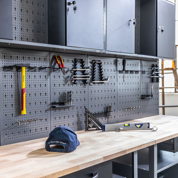 Werkstatt-Set Klaus, 2 Schränke, 240 cm