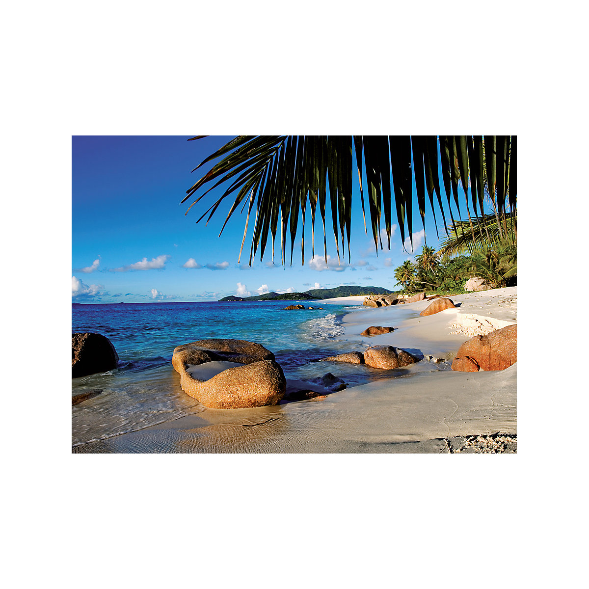 Puzzle 1000 Teile, 70x50 cm, Unter Palmen