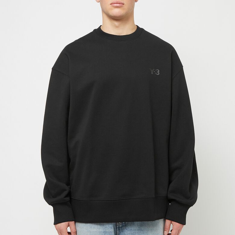 Y-3 French Terry Crew Sweater black