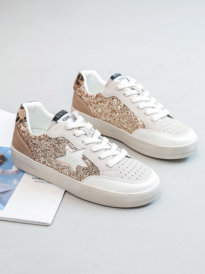 Sixth Sens Sneakers in Gold günstig kaufen