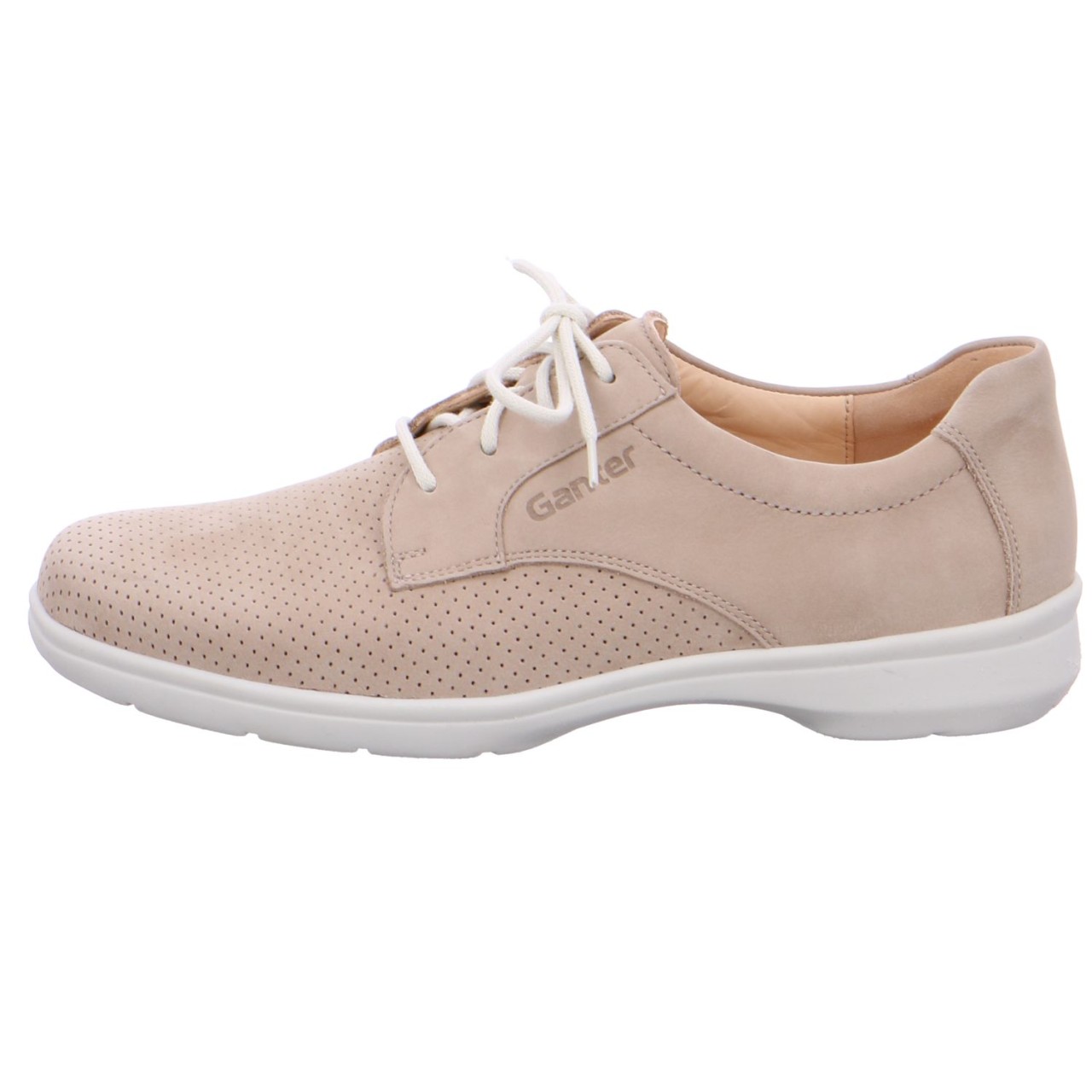GANTER Komfort Schnürer beige