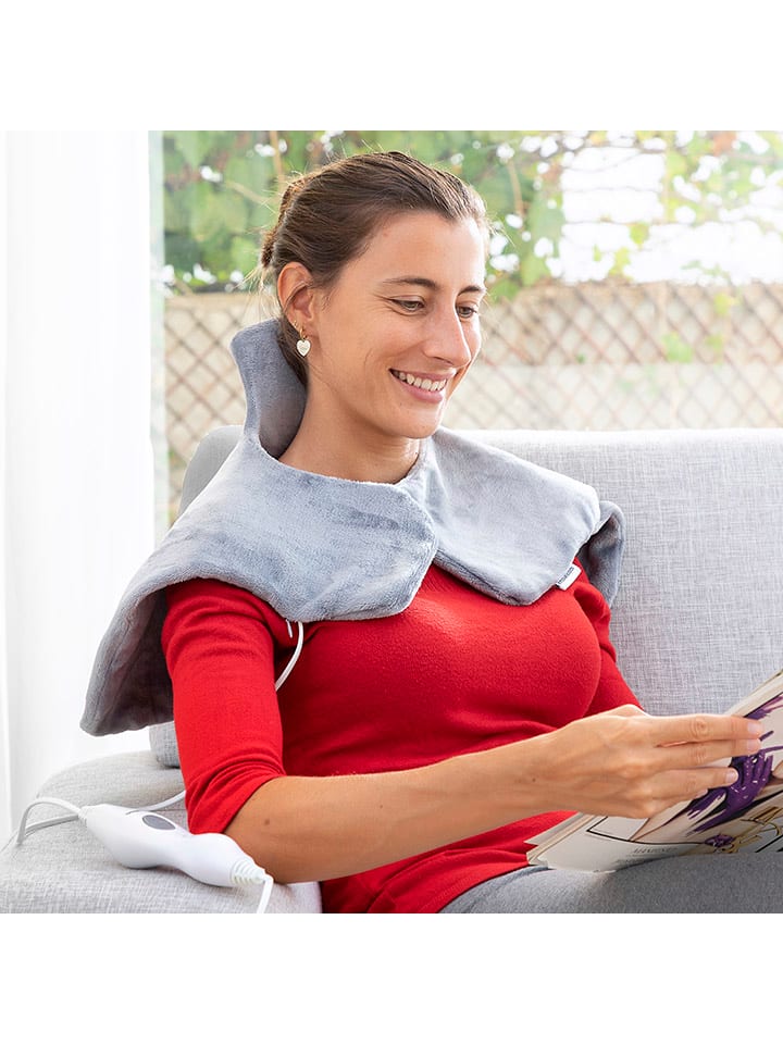 InnovaGoods Elektrisches Nacken-Wärmekissen in Grau in Grau - (B)60 x (H)45 cm günstig kaufen onesize