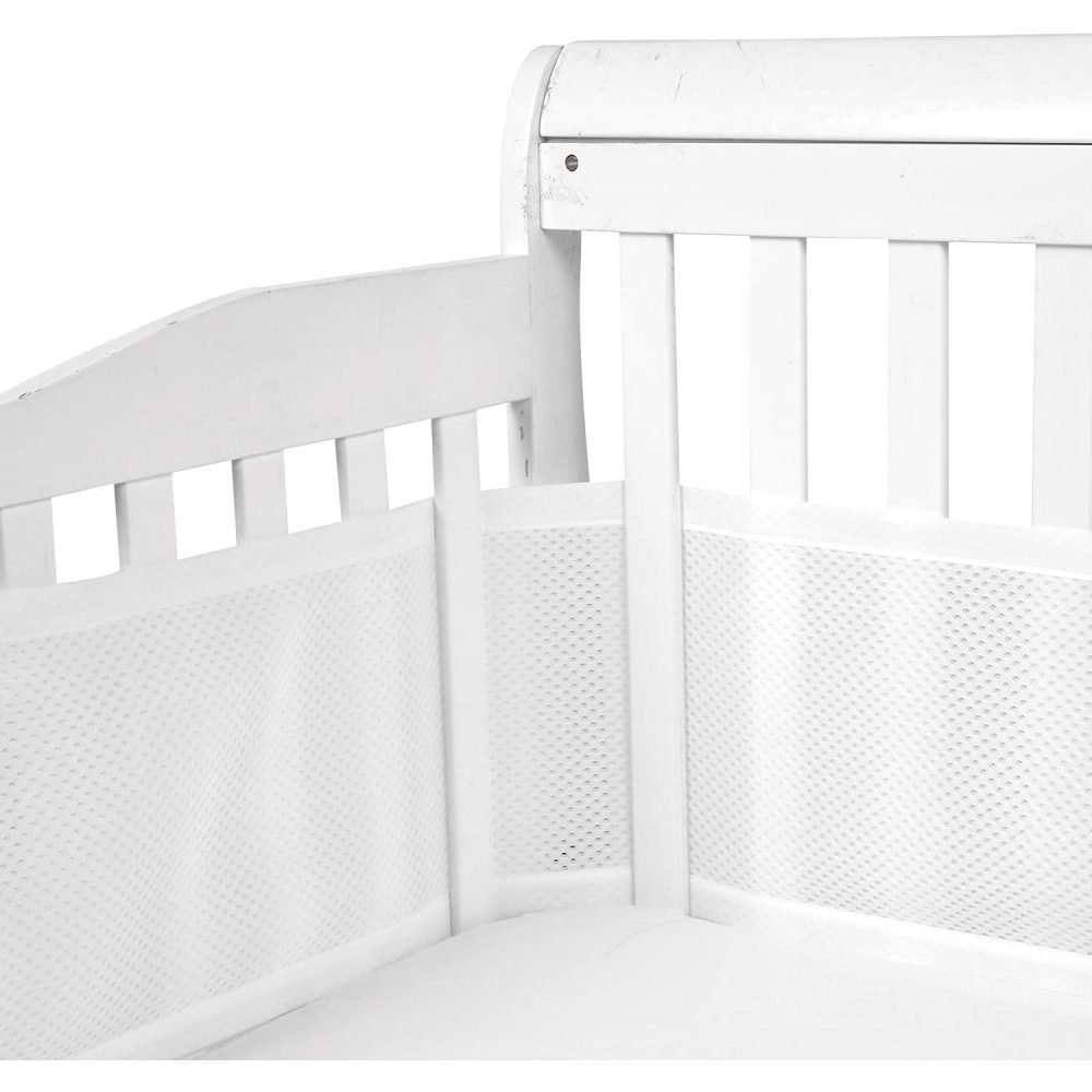Bettumrandung Entfernbarer Krippen-Netz Baby Bettumrandung Anti-Airflow Mesh-Futter Peysaitr