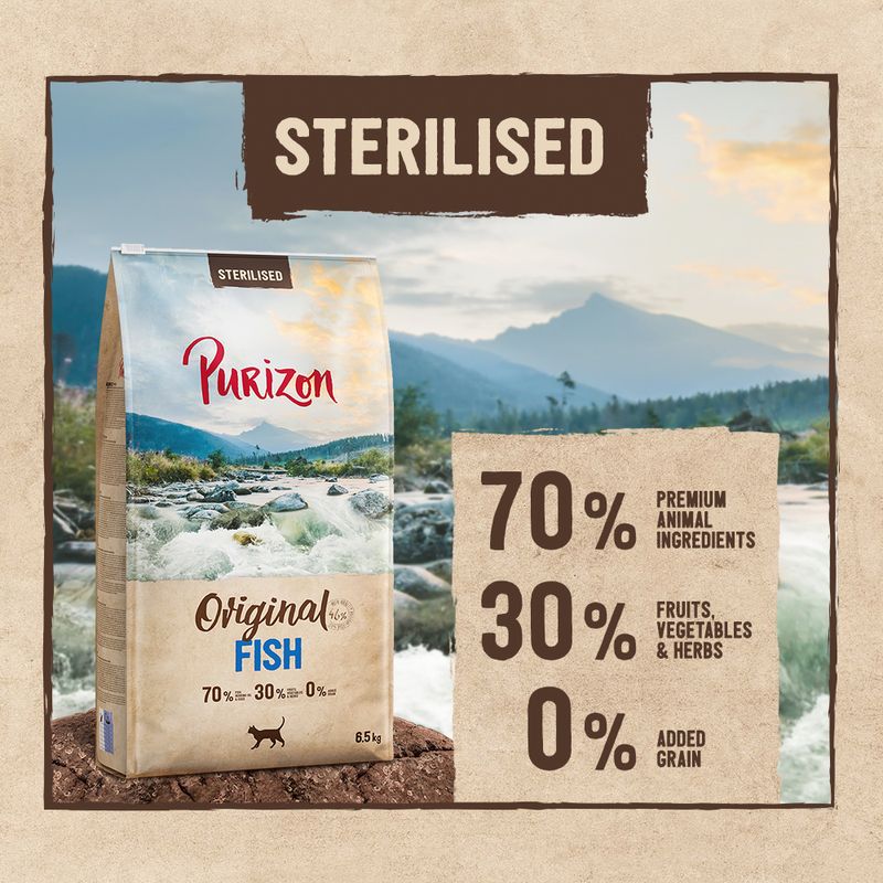 Purizon Sterilised Adult Fisch - getreidefrei