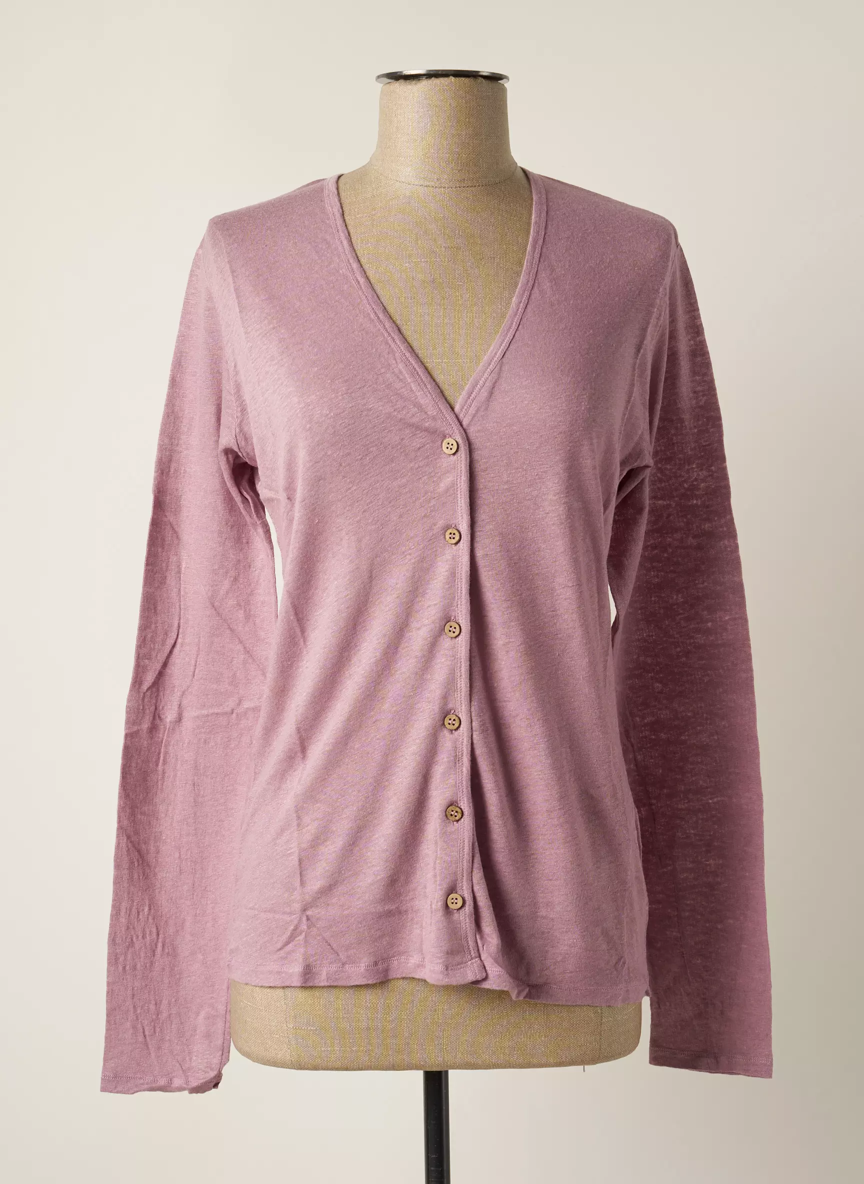 Stefan Green Cardigans Femme couleur violet