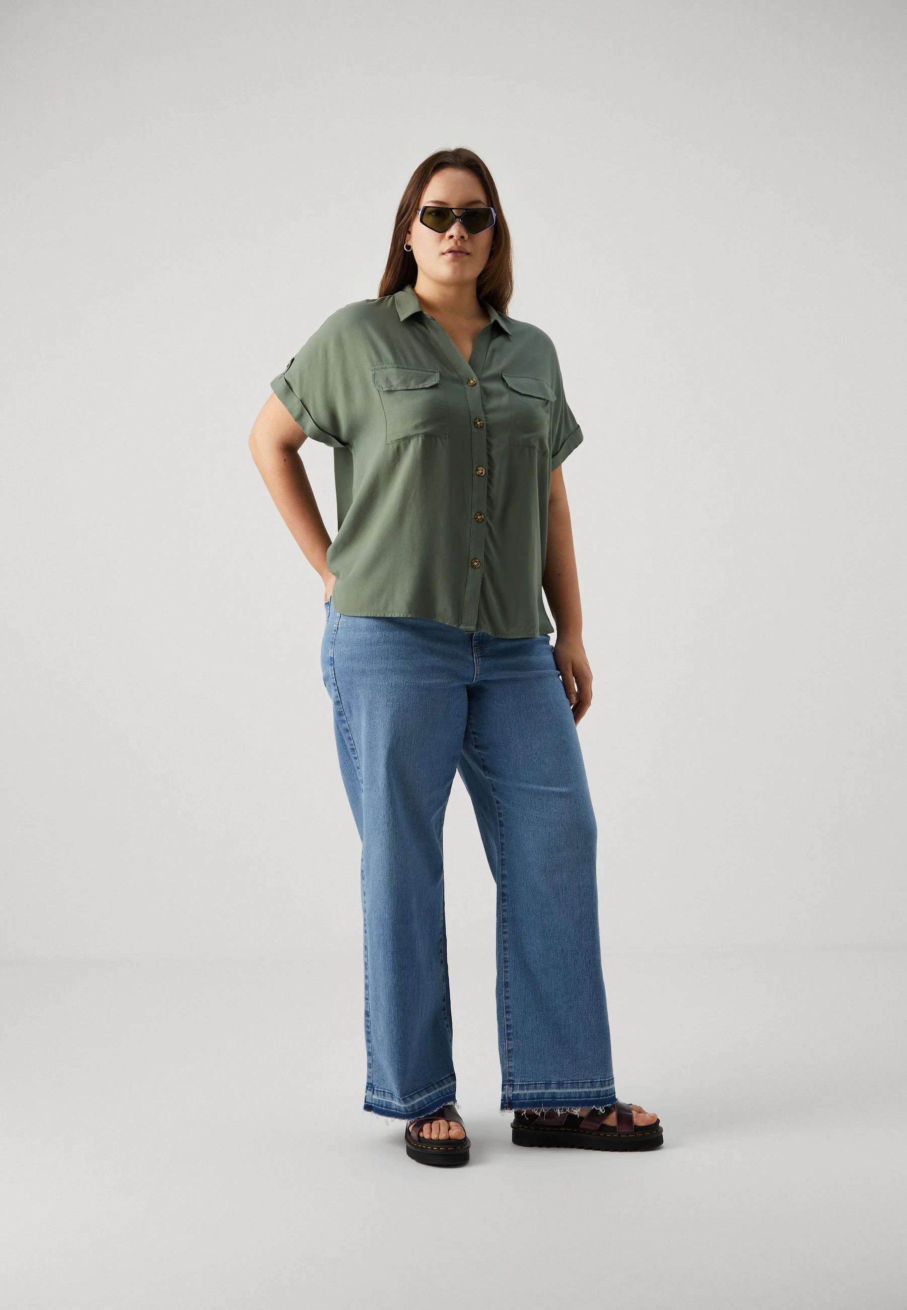Camisa VMCBUMPY de Vero Moda Curve