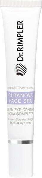 Dr. RIMPLER Cutanova Face Spa Cream Eye Contour Aqua Complete Augencreme