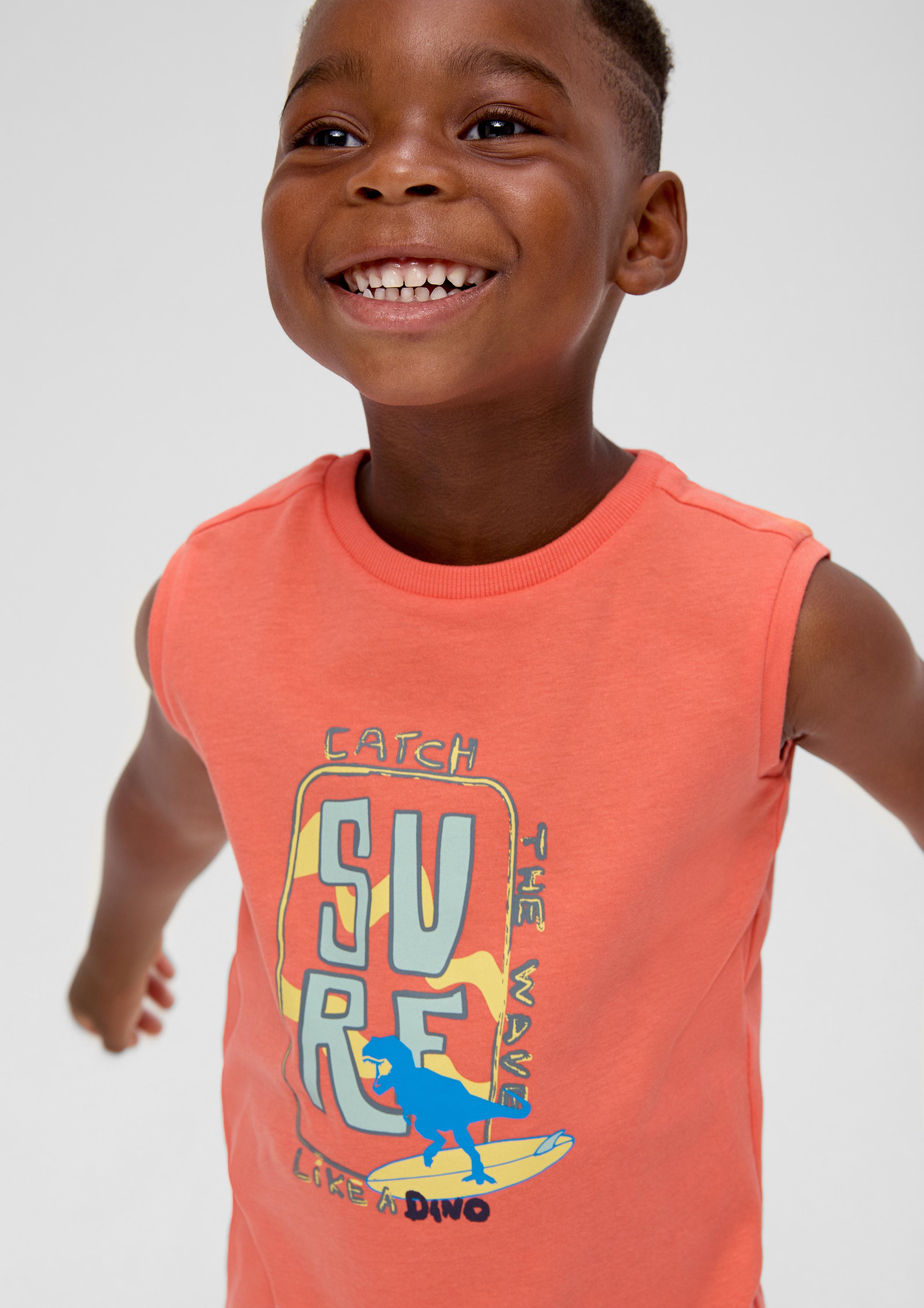 Ärmelloses Shirt aus Baumwolle  2131497-2350