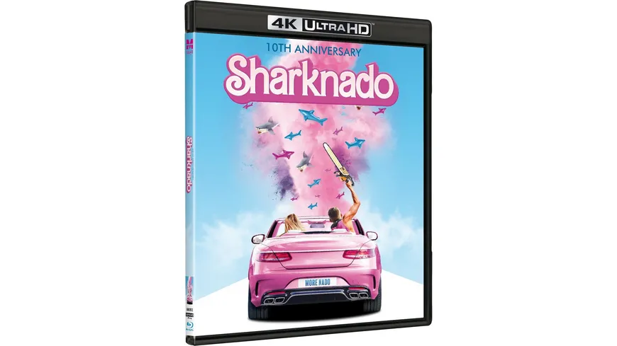 Sharknado - More Sharks more Nado Extended 4K-Edition (UHD+Blu-ray Sonderauflage im Hai-Schuber, limitiert auf 500 Stück)