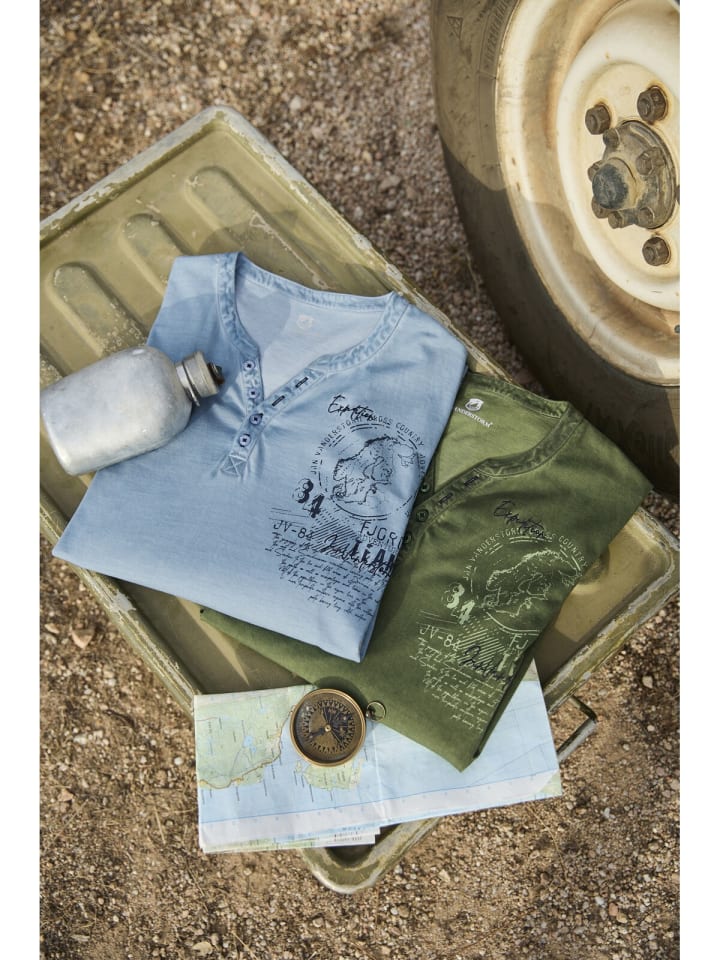 Jan Vanderstorm T-Shirt GODBERT in hellblau günstig kaufen