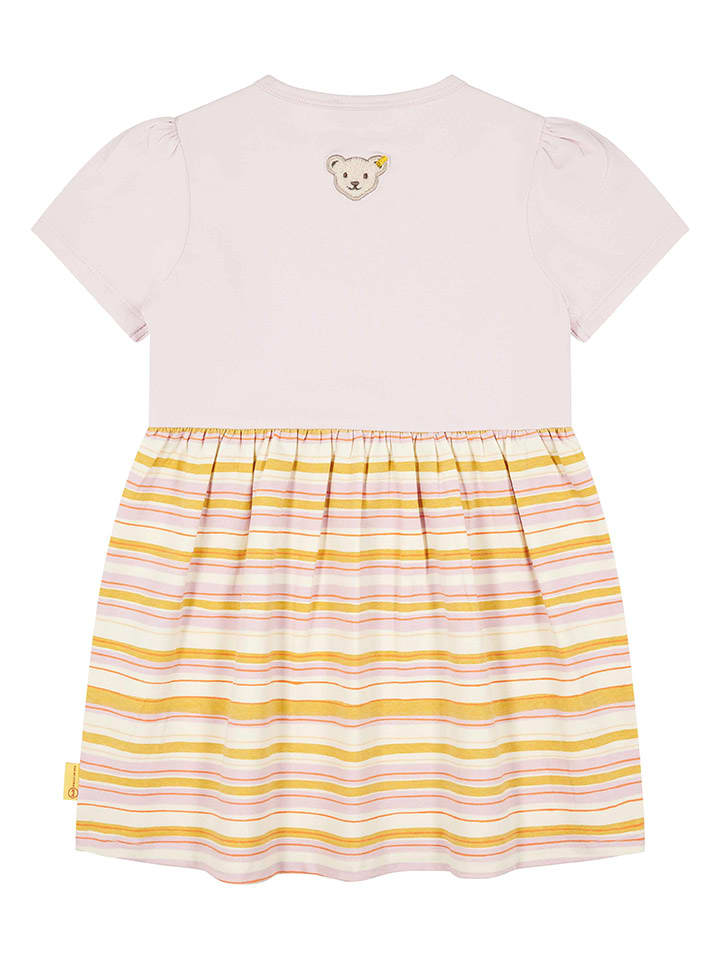 Steiff Kleid in Rosa/ Gelb/ Orange günstig kaufen