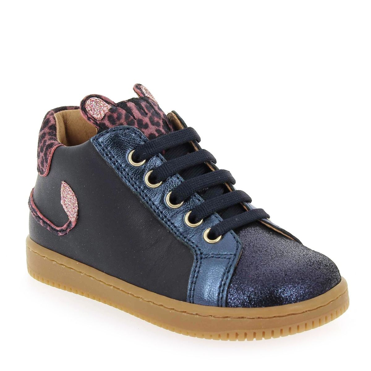 Babybotte  FLEOPARD - marine rose