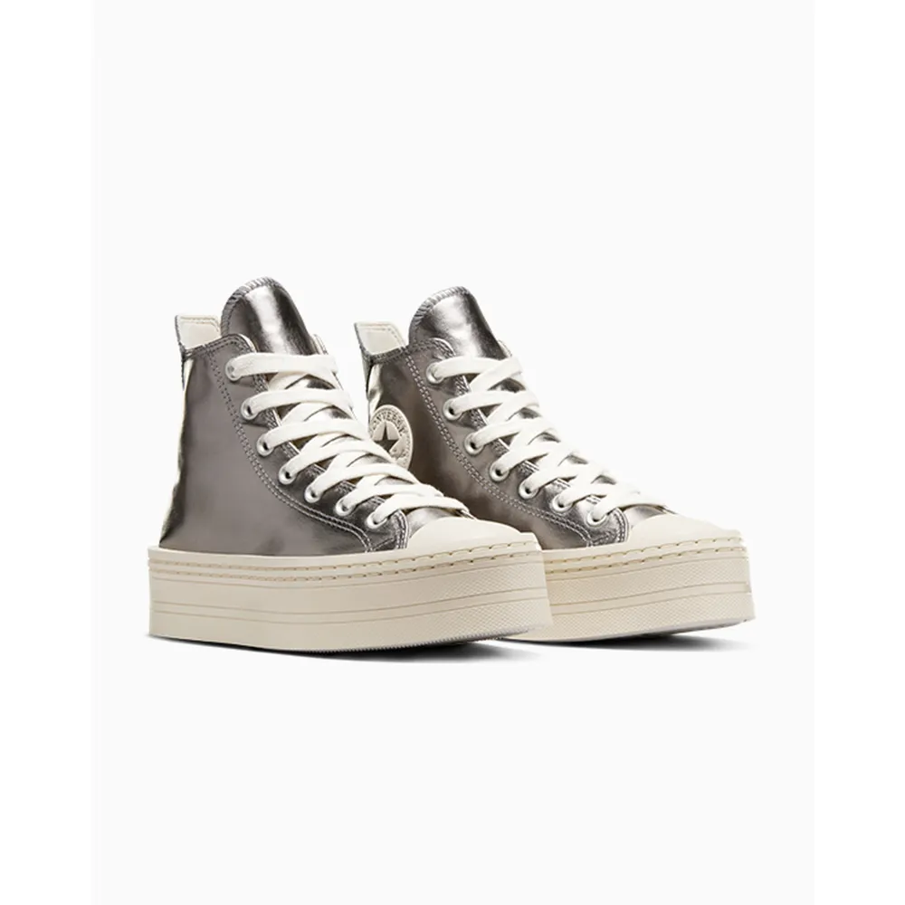 Converse Chuck Taylor All Star Modern Lift Platform Metallic A09897C / grau