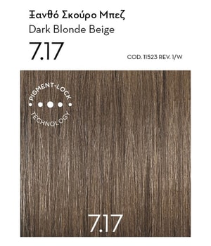 KORRES Arganöl Hochentwickelte Haarcoloration / Mittelblond Beige 7.17 Haarfarbe-145 ml