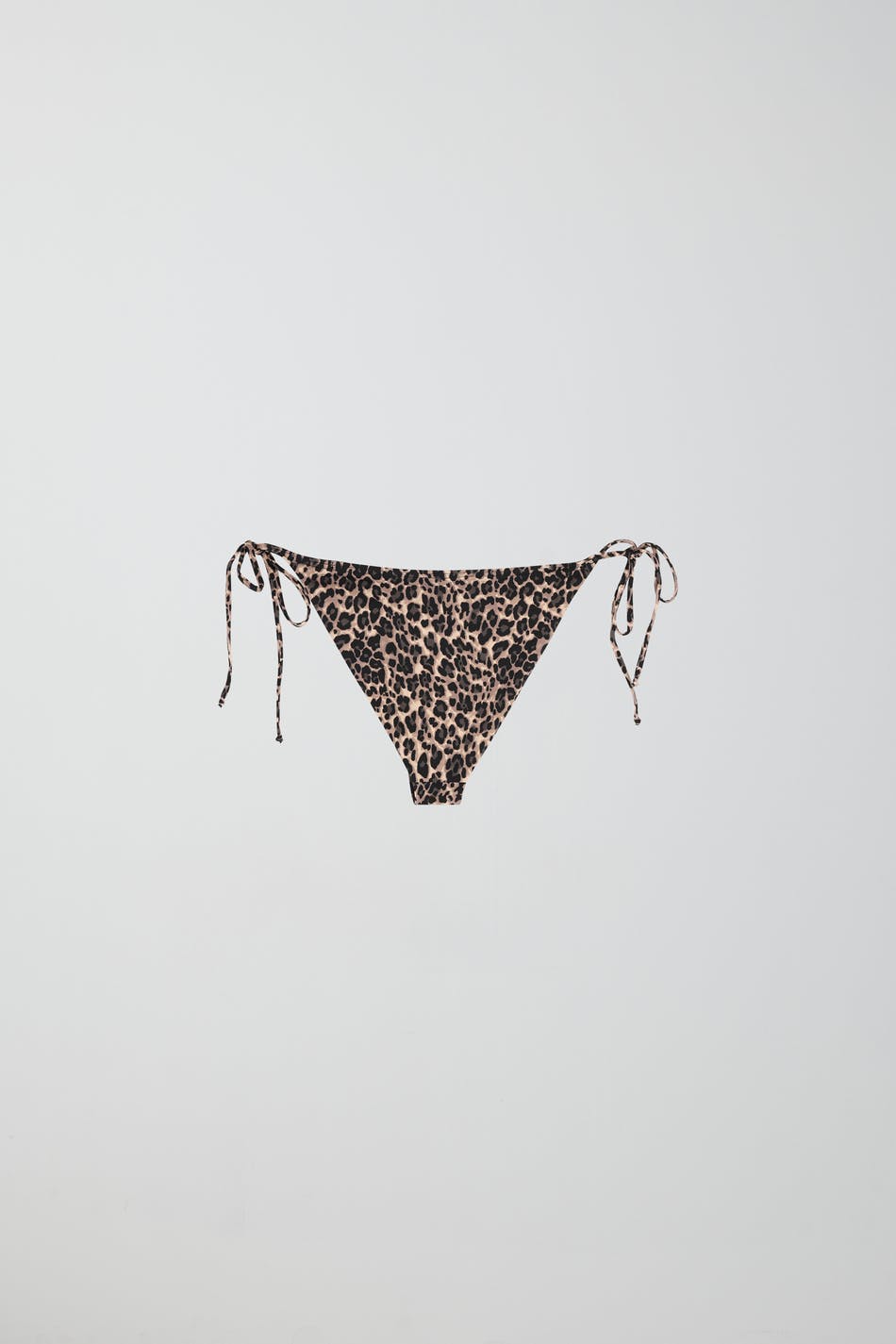 Shiny tie bikini brief