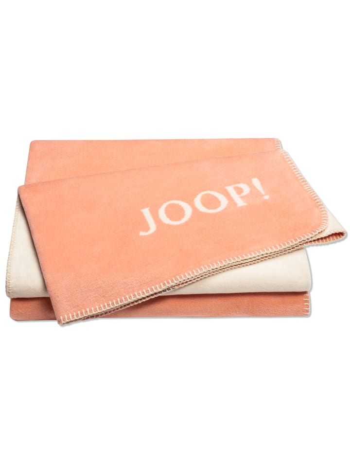 JOOP! JOOP! UNI-DOUBLEFACE Wohndecke 200x150 cm, Apricot-Sand günstig kaufen 150 x 200 cm