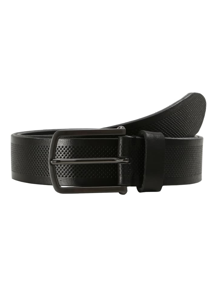 Bugatti Ledergürtel in schwarz günstig kaufen