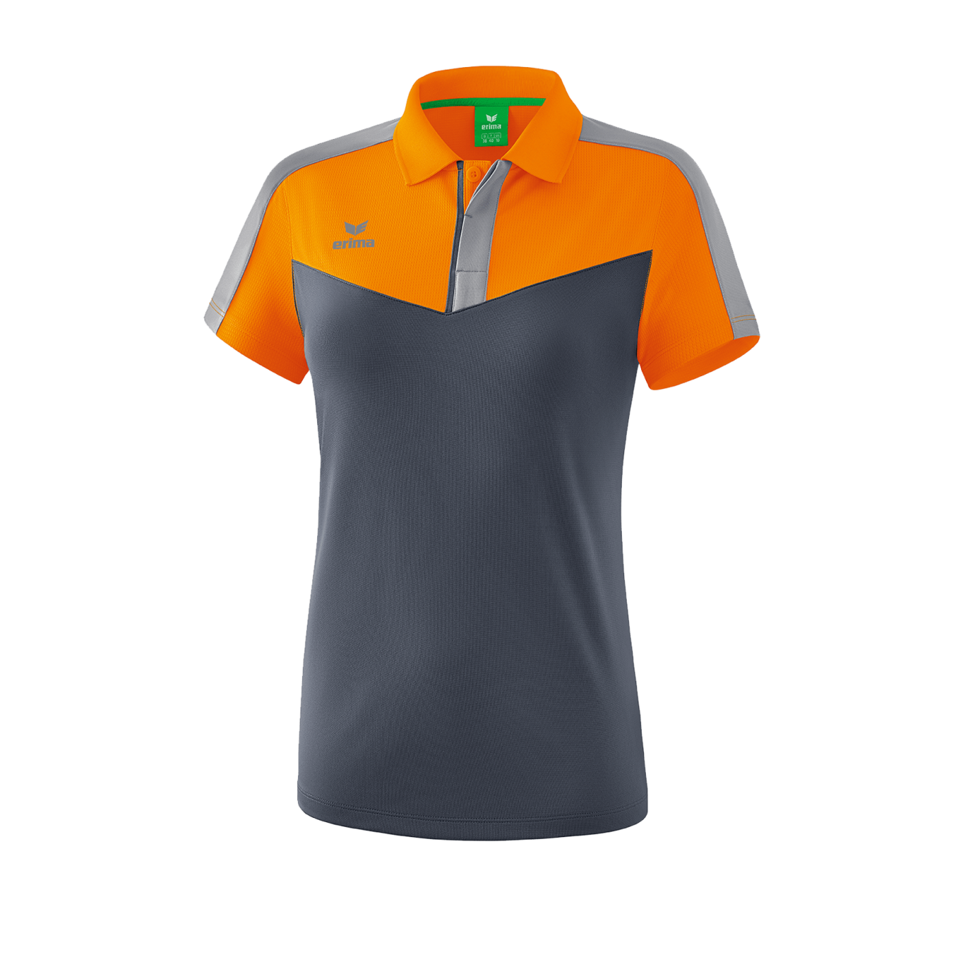 Erima Squad Poloshirt Damen Orange Grau