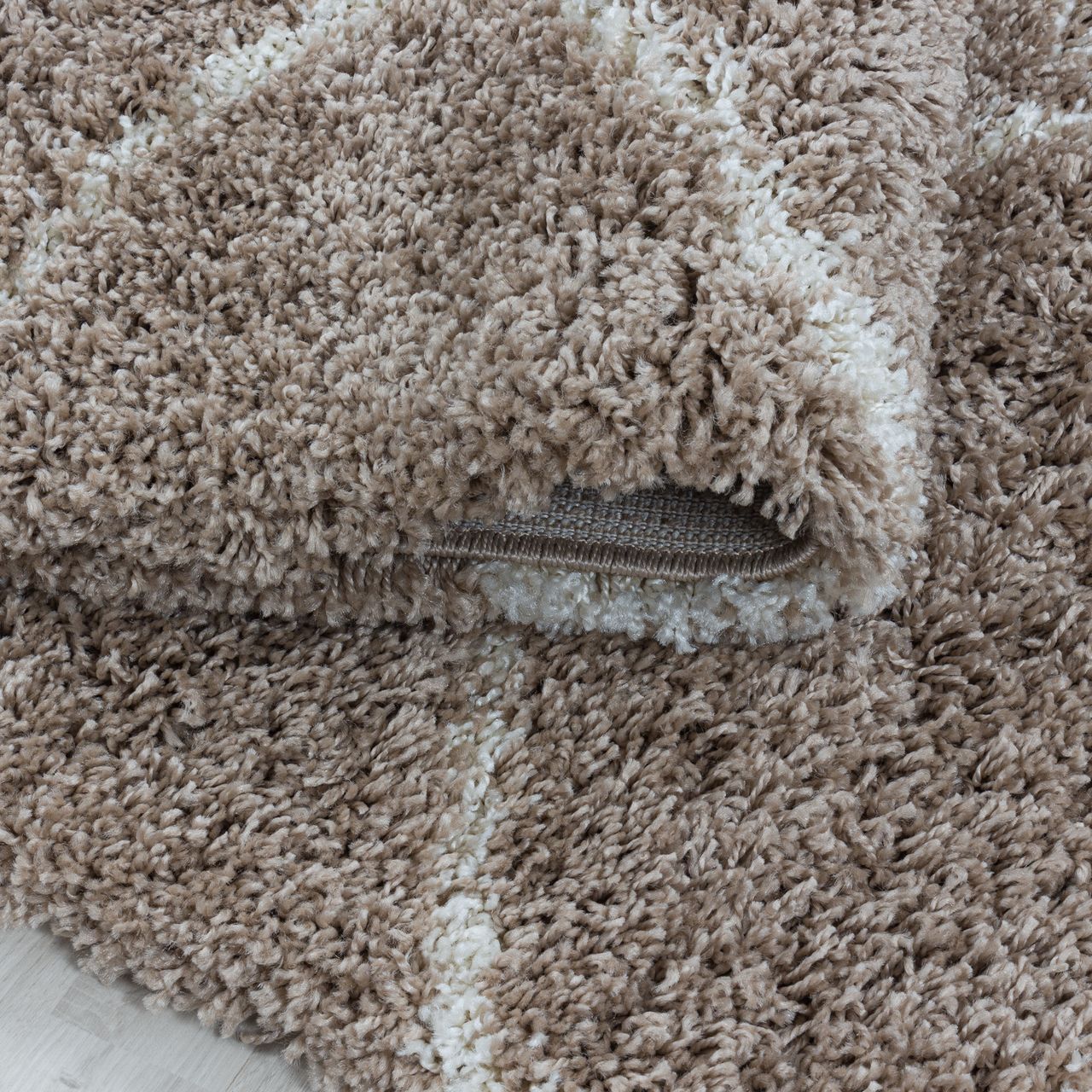 Ayyildiz Teppich, SALSA 3201, BEIGE, 160 x 160 cm