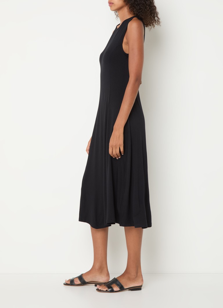 Vestido midi de punto con cuello redondo de Marc O'Polo
