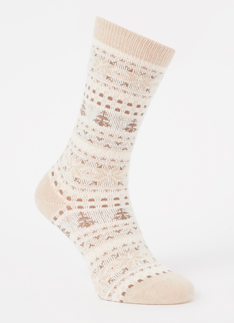Chaussettes Falke Country Calling en cachemire mélangé imprimé