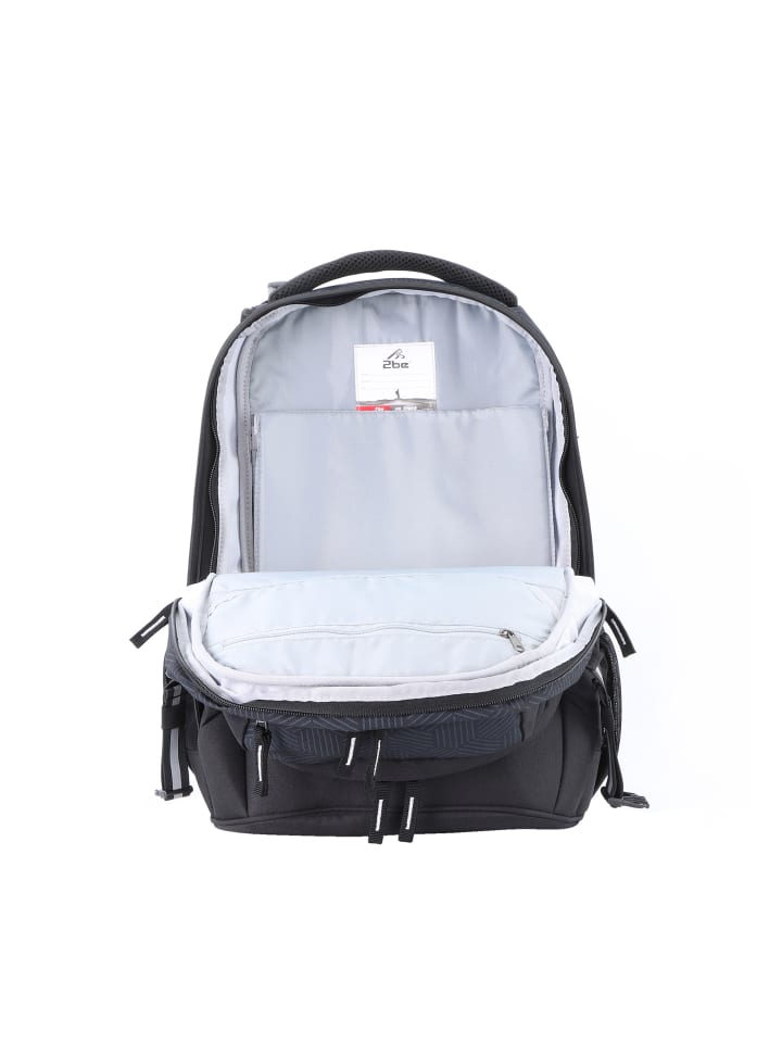 2Be Schulrucksack in anthrazit-schwarz günstig kaufen onesize