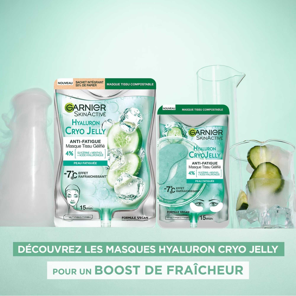 garnier SkinActive Patches yeux gélifiés Hyaluron Cryo Jelly