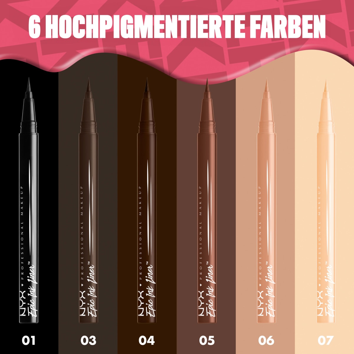 Eyeliner Epic Ink 01 black, 1 ml