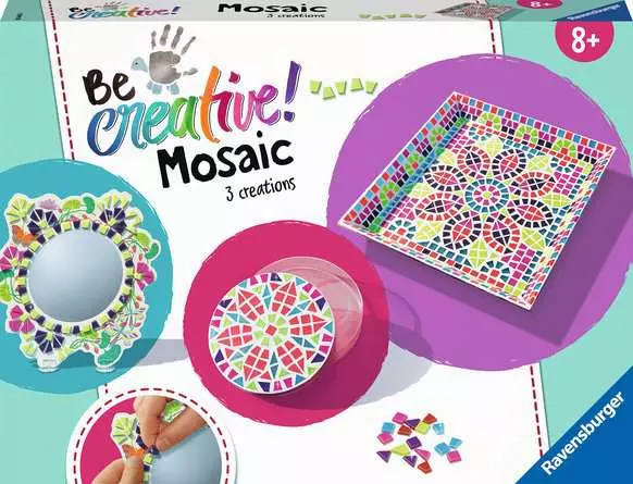 Bastelset DIY Mosaic Romantik - Bastelset für Kinder ab 8 Jahren