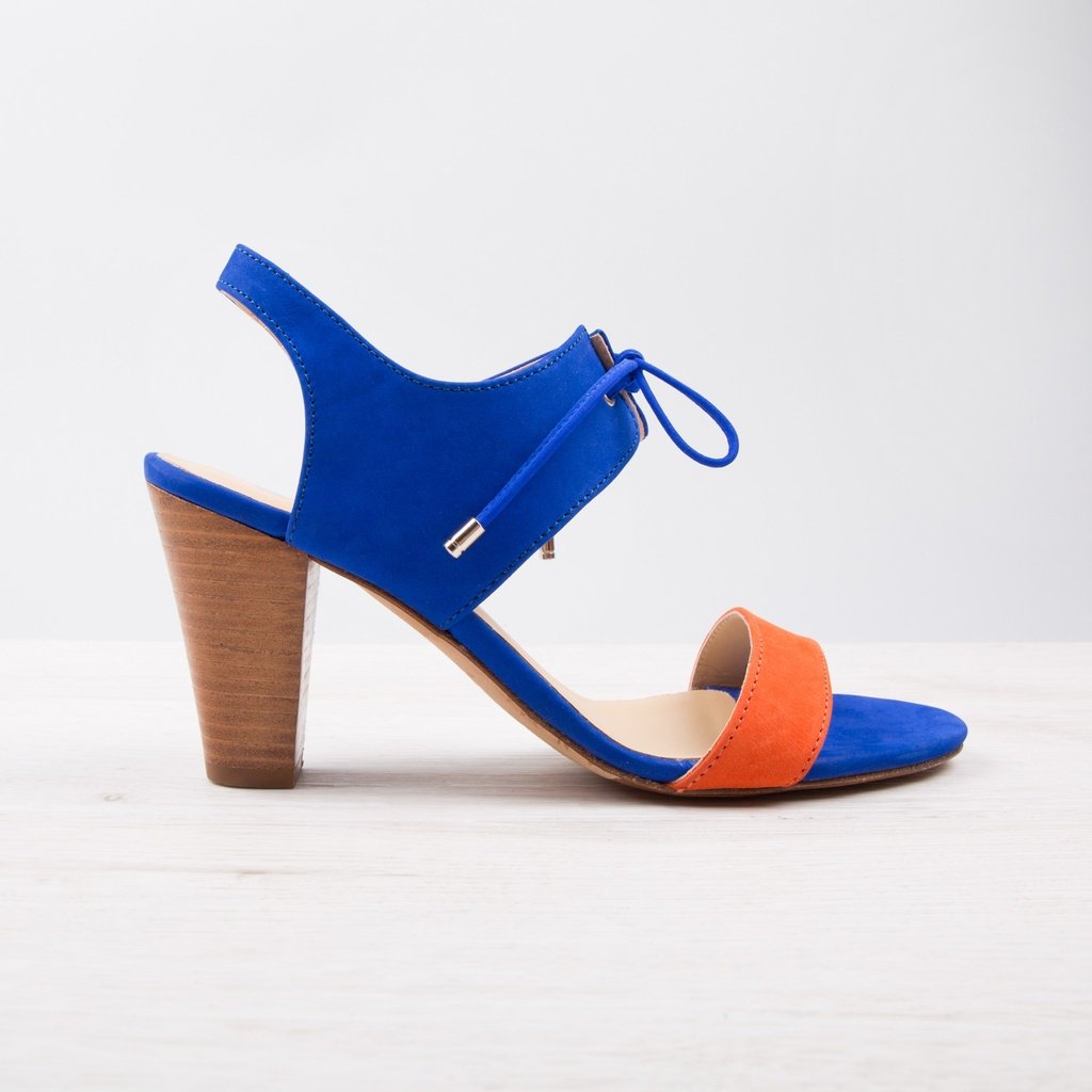 La Perchée - Bleu Aztek & Orange