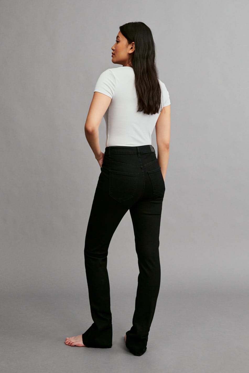 Slim bootcut jeans