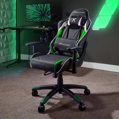 X Rocker Gaming-Stuhl Agility Compact eSports Gaming Bürodrehstuhl für Kinder & Teenager