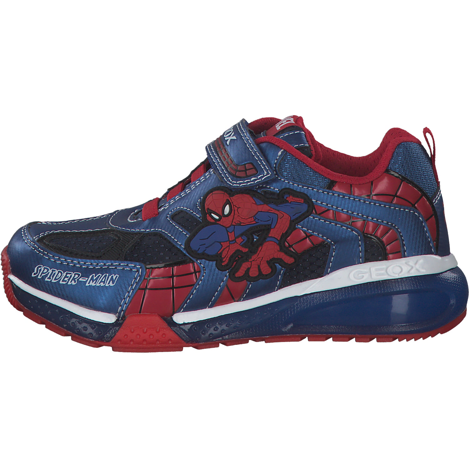 Geox J26FEB, Sneakers Low, Kinder, ROYAL/LIME