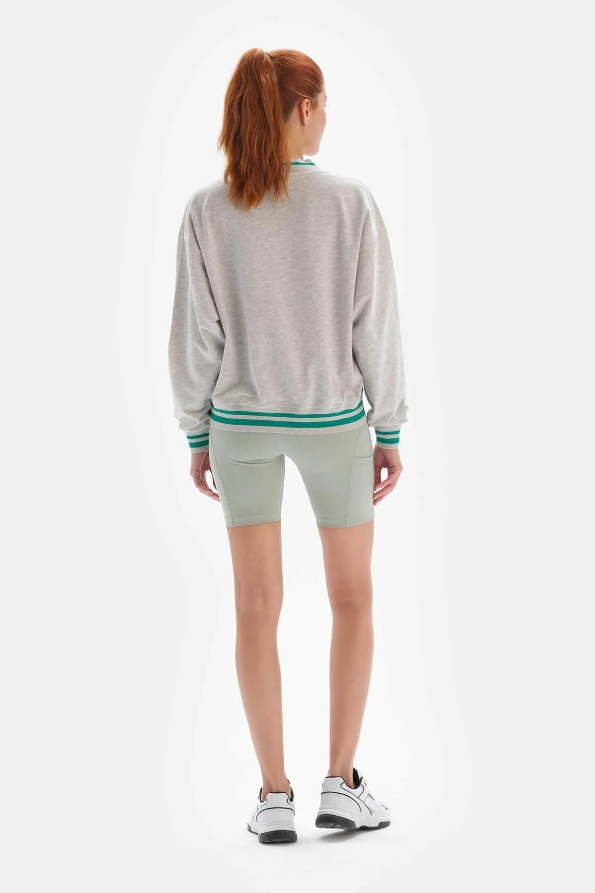 Dagi  Sport-Sweatshirt - Grau - Regular Fit