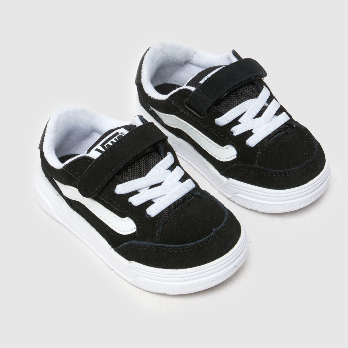 Vans svarta och vita Hylane v småbarnsskor