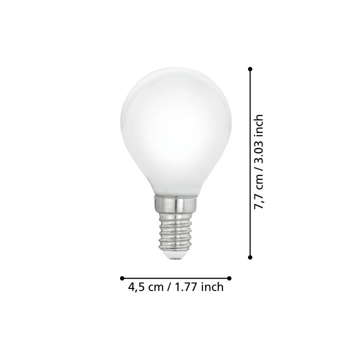EGLO E14 LED Leuchtmittel Opalweiß