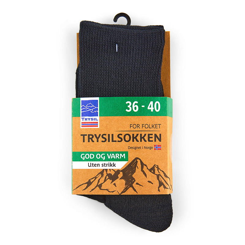 Trysil Trysilsokk str 36-40 u/strikk God og Varm