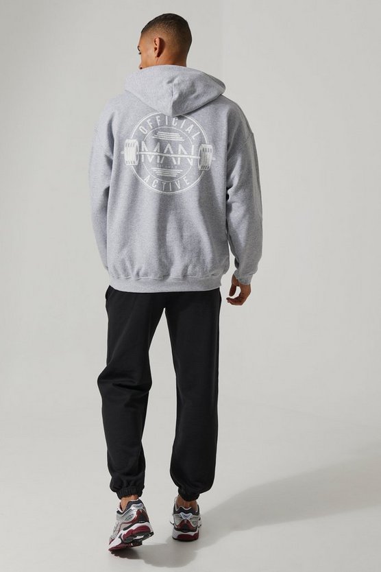Man Active Hoodie mit Official-Logo