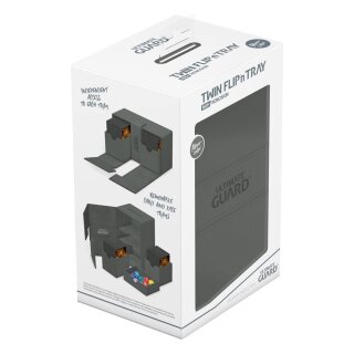 Ultimate Guard Twin Flip`n`Tray 160+ XenoSkin Monocolor - Grau