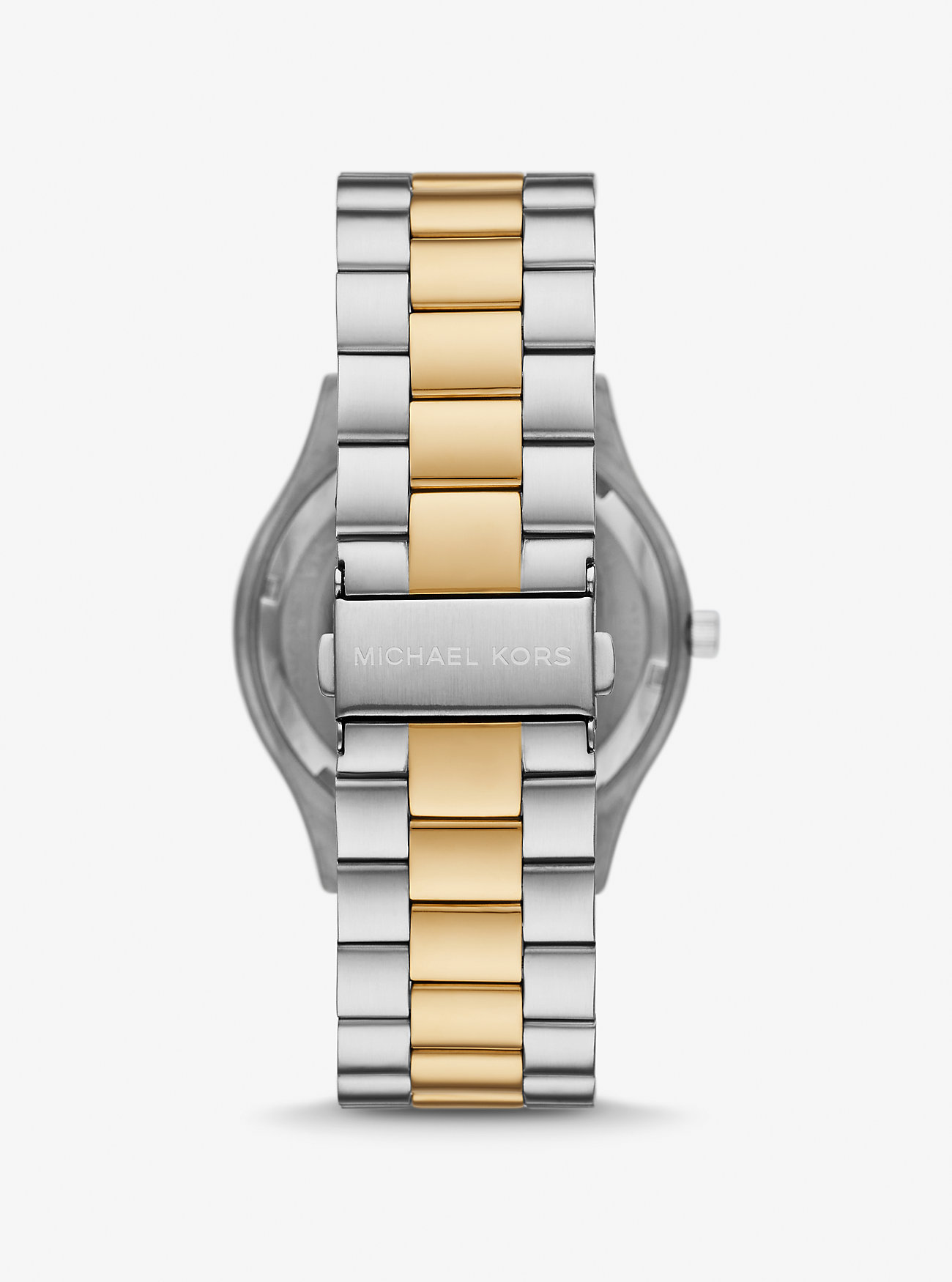 Oversized Slim Runway Two-Tone Watch - TWO TONE