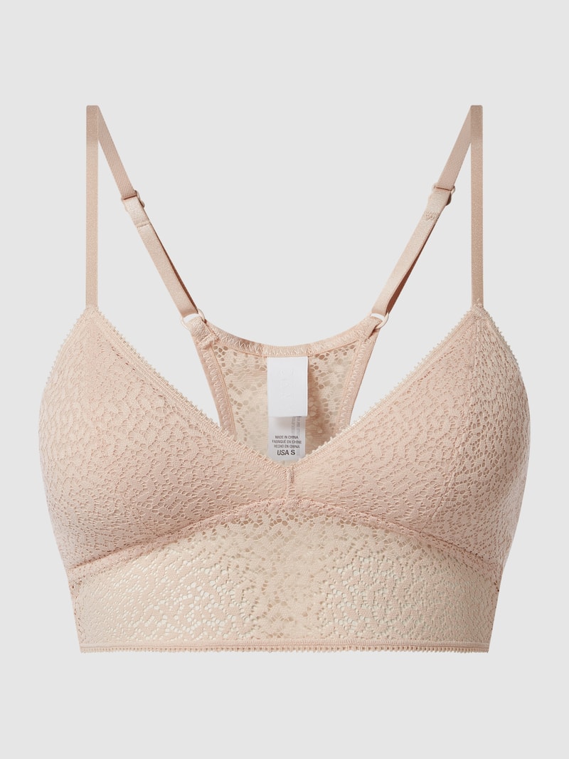 Bustier aus Spitze in hellrosa