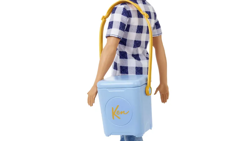 Barbie „Abenteuer zu zweit“ Ken Camping-Puppe und Zubehör. Spielzeug für Kinder ab 3 Jahren