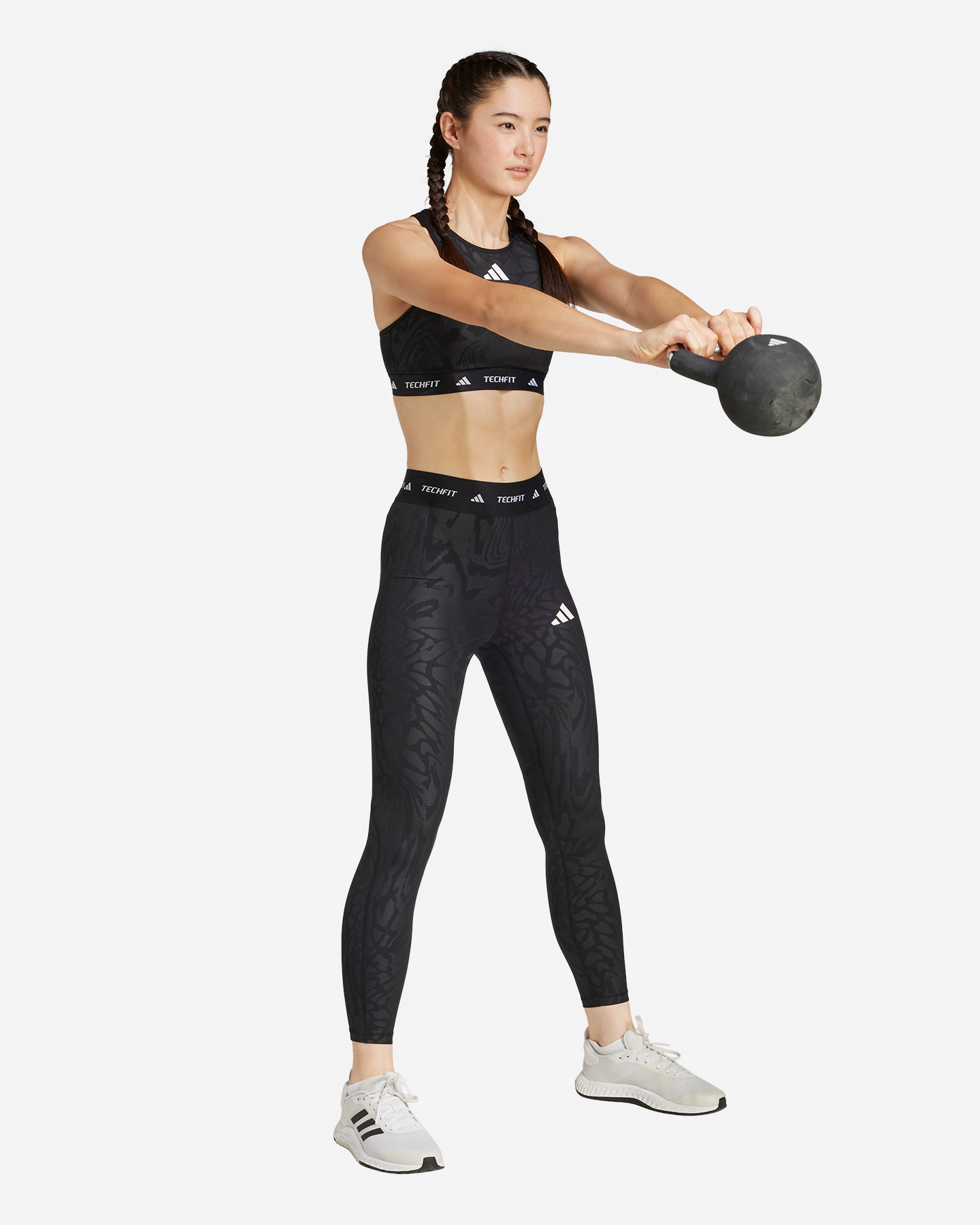 Legginsy Adidas Techfit Print W JE3644