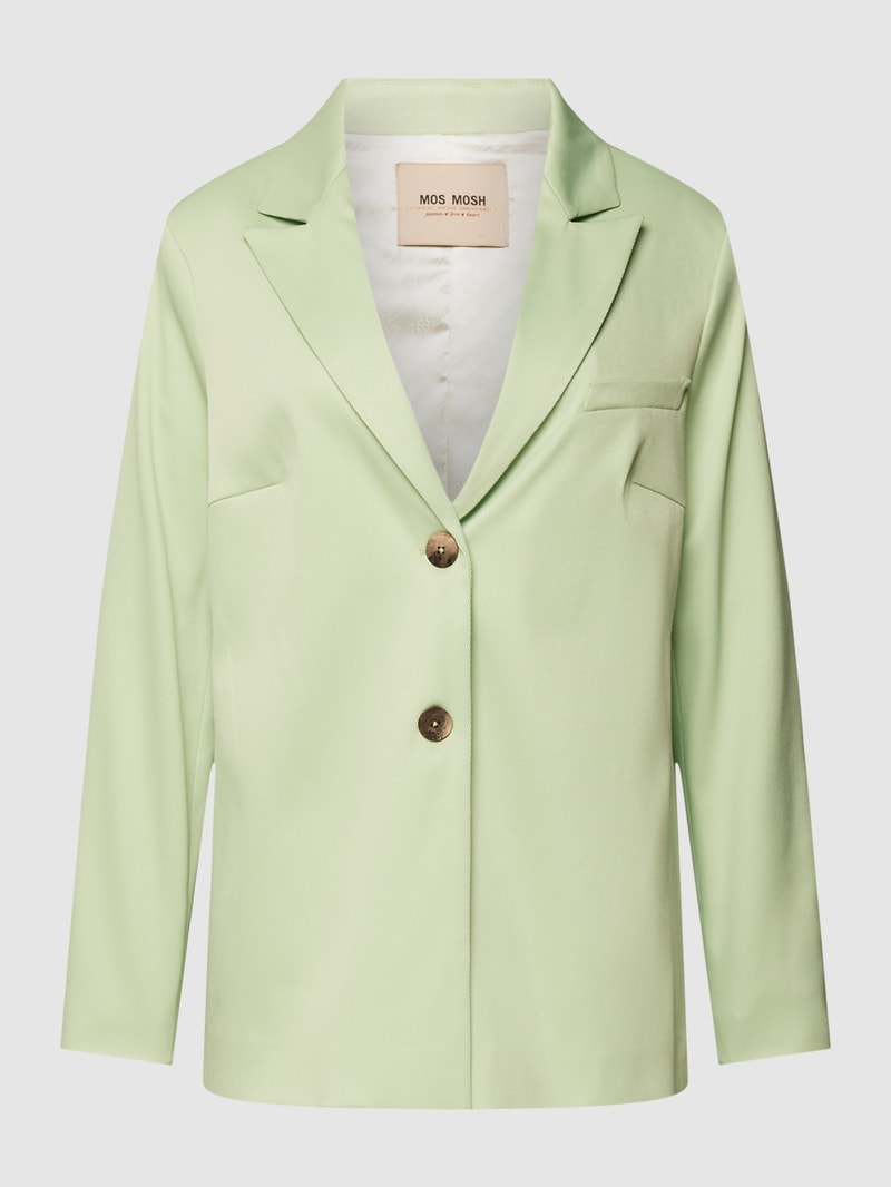 Blazer mit Reverskragen Modell 'Emery Wimo' in hellgrün