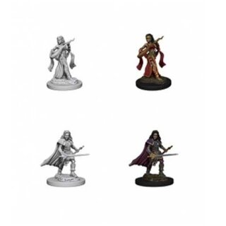 Human Female Bard: Pathfinder Deep Cuts Unpainted Minis