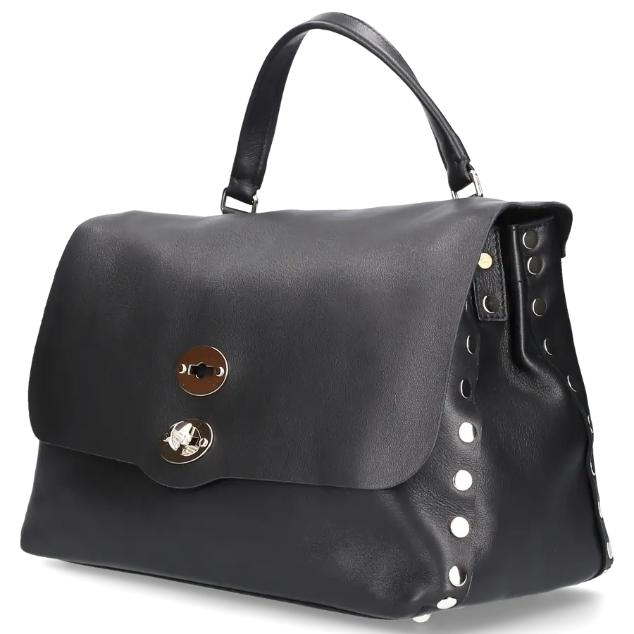 Zanellato - Handtasche POSTINA HERITAGE Kalbsleder - schwarz