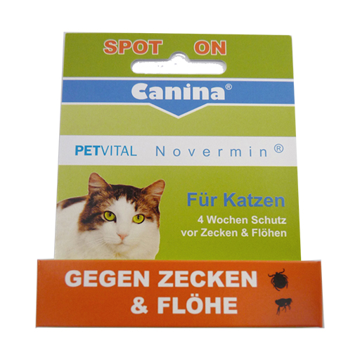 PETVITAL Novermin flüssig für Katzen  2 ml  Flüssigkeit