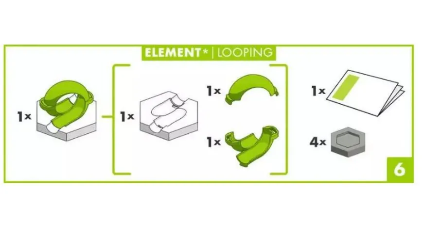 Ravensburger Beschäftigung - GraviTrax Element Looping - Kugelbahn-Erweiterung